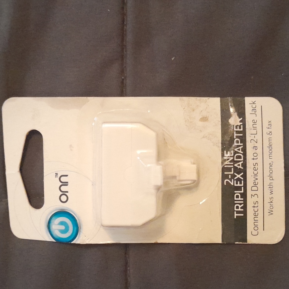One 2 Line Triplex Adapter